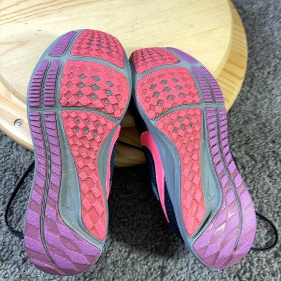 Nike Zoom Pegasus 40 Running Shoe Women Size 8.5 Blue Pink Gym Training Sneaker - Picture 9 of 9